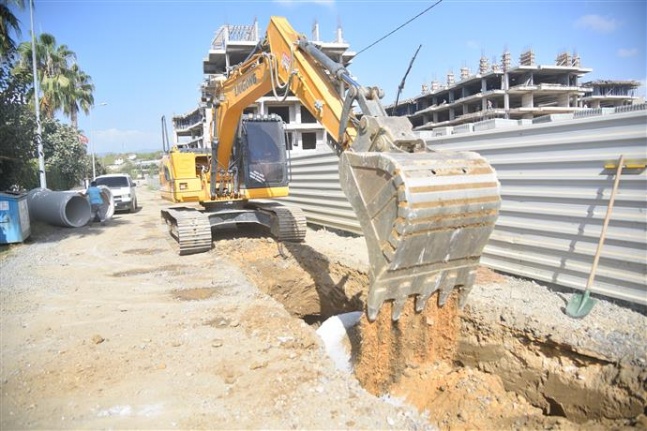 Türkler'de altyapı çalışmaları devam ediyor