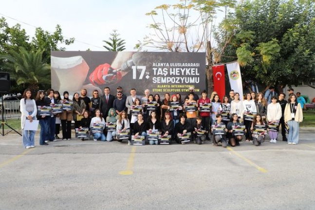 17. Alanya Taş Heykel Sempozyumu sona erdi