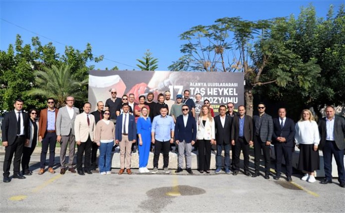 17. Alanya Uluslararası Taş Heykel Sempozyumu başladı