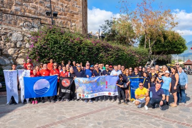 8. Alanya Dip Temiz Tertemiz etkinliği gerçekleştirildi