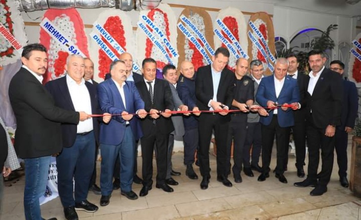 Kaymakam Ürkmezer EMŞAV Alanya Şubesi açılışına katıldı