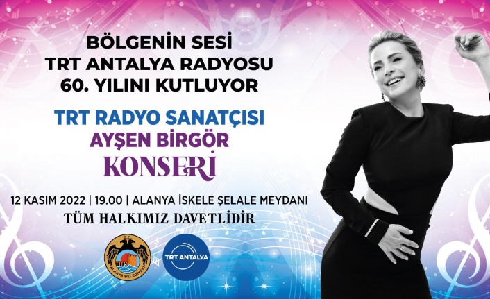 TRT Antalya Radyosu Alanya’ya Ayşen Birgör’le geliyor