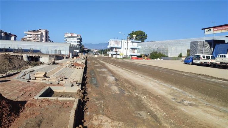 Alanya Belediyesi alt yapı ve üst yapı çalışmalarına devam ediyor