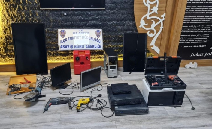 Alanya'da 7 ayrı hırsızlık olayının şüphelileri yakalandı