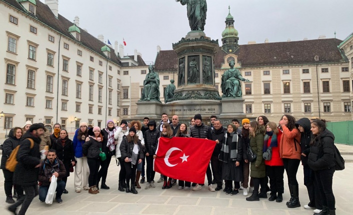 Alanyalı öğrenciler Avrupa'da staj yaptı