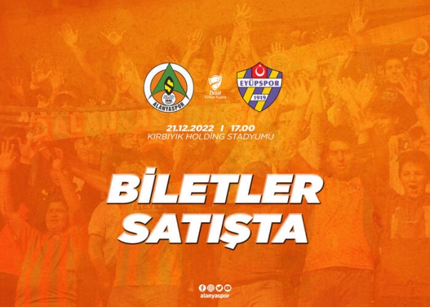 Alanyaspor- Eyüpspor maçı biletleri satışa sunuldu