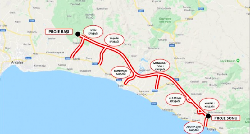 Antalya- Alanya otoyol ihale tarihi belli oldu