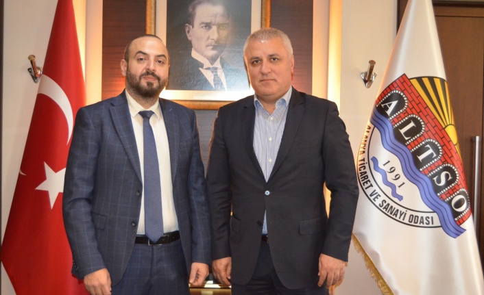 Başhekim Karahan'dan ALTSO Başkanı Erdem'e 'Hayırlı Olsun' ziyareti