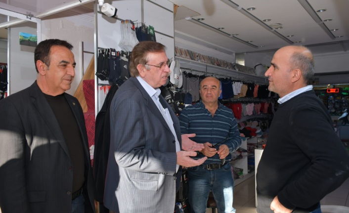 MHP Alanya'dan Avsallar'da esnaf ziyareti