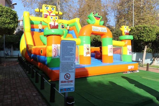 Alanya Belediyesi balon parkı yenilendi