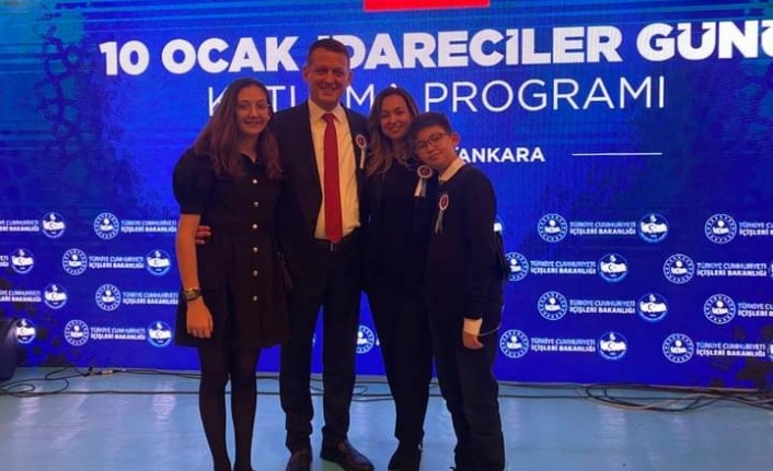 Alanya Kaymakamı Ürkmezer'e 'Yılın İdarecisi' ödülü