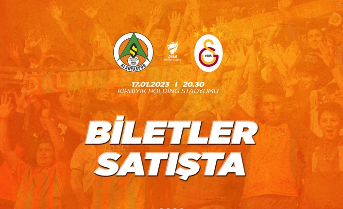 Alanyaspor- Galatasaray maçı biletleri satışa sunuldu