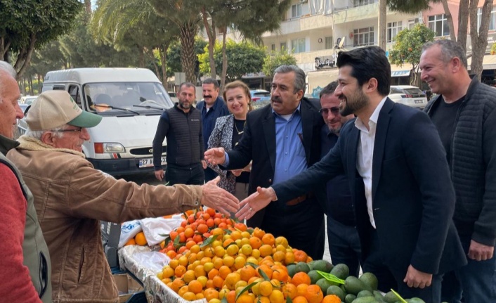 Gelecek Partisi'nden esnaf ziyareti