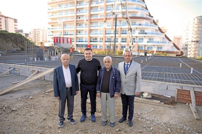 Mahmutlar Hüsnü Gönüllü sağlık ocağının temeli atıldı