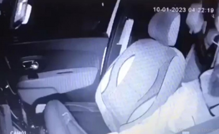 Müşteri gibi bindiği takside sürücüye kaldırım taşı ile dehşeti yaşattı