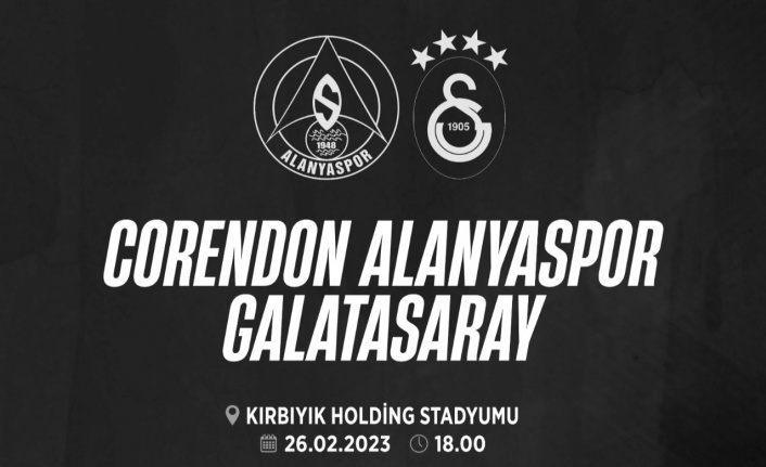 Alanyaspor- Galatasaray maçının gelirleri AFAD'a bağışlanacak