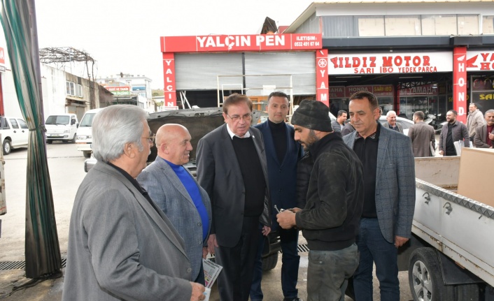 MHP Alanya esnaf ziyaretlerini sürdürüyor