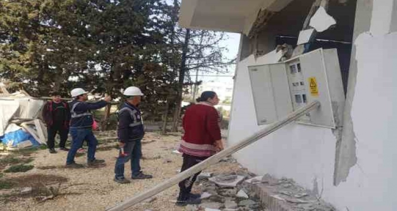 Akdeniz Üniversitesi ekipleri deprem hasar tespit çalışmalarına destek verdi