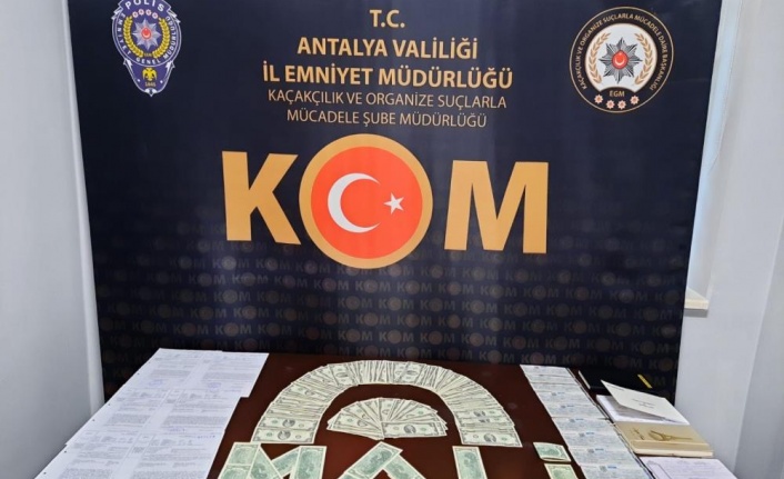 Antalya'da tefeci operasyonu: 6 tutuklama