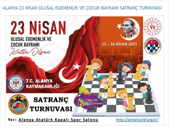 Alanya 23 Nisan Ulusal Egemenlik ve Çocuk Bayramı Santranç Turnuvası