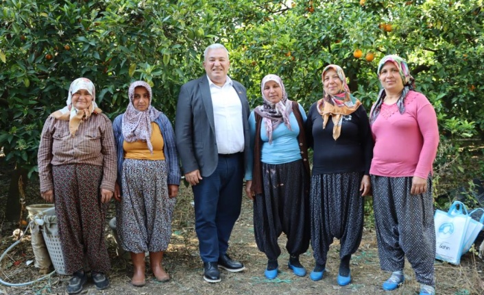 Şahin'nden 1 Mayıs’ta kadın emekçilere ziyaret