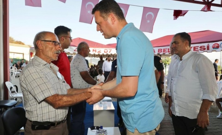 Kaymakam Ürkmezer Şehit Alpay Aras için düzenlenen mevlit programına katıldı