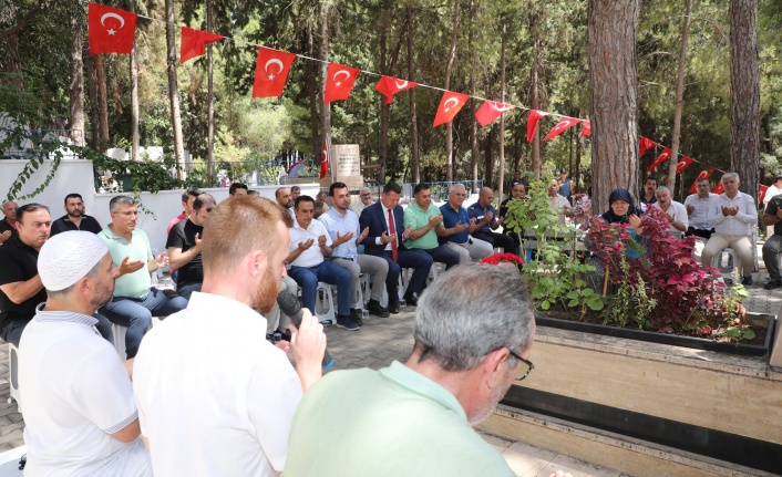 15 Temmuz Demokrasi ve Milli Birlik Günü'nde Alanya Garnizon Şehitliği ziyaret edildi
