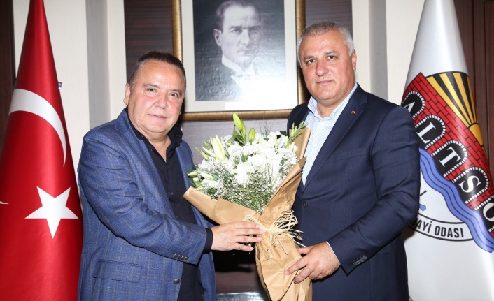 Böcek'ten Erdem'e ziyaret! Güzelbağ Sanayi Sitesi'ni görüştüler