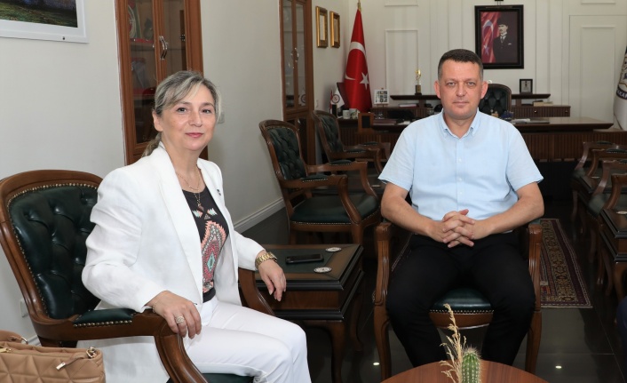 Antalya Meteoroloji Bölge Müdürü'nden Kaymakam Ürkmezer'e ziyaret