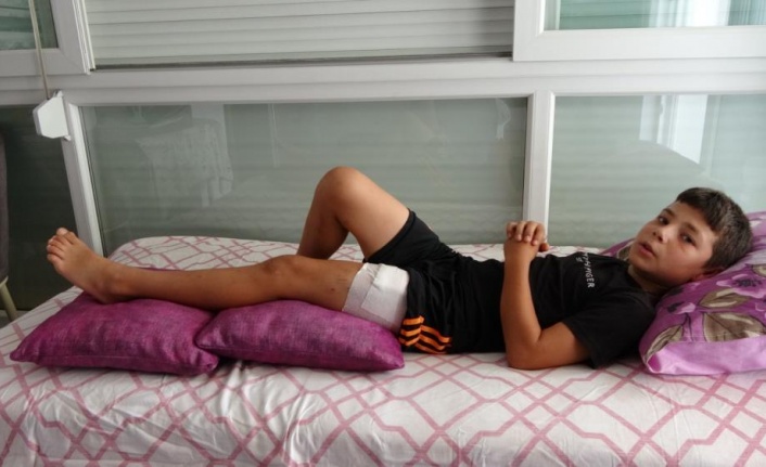 Pazar alanındaki başıboş köpek 11 yaşındaki Hasan'a dehşeti yaşattı