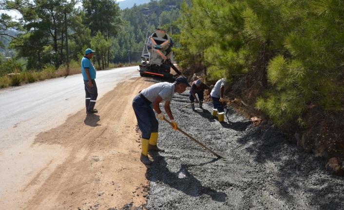 Sapadere yoluna kış bakımı