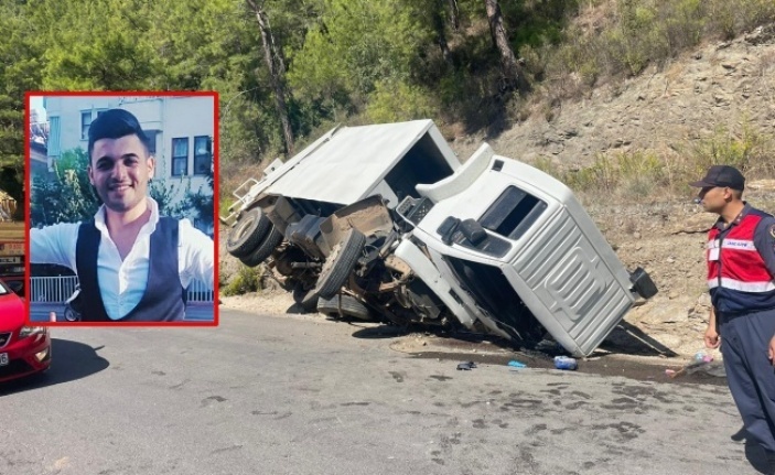 Alanya’da devrilen çöp kamyonunda 1 kişi öldü, 2 kişi yaralandı