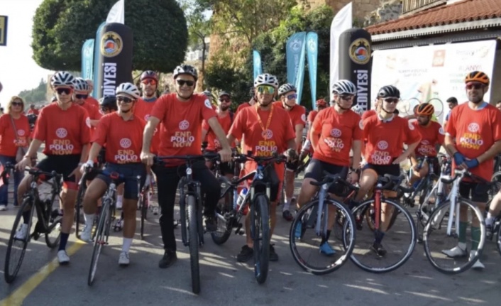 Alanya’da ‘Dünya Çocuk Felci Bisiklet Festivali’ başladı