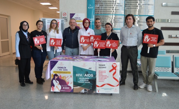 AIDS hastalığına dikkat çekildi