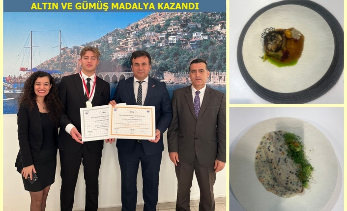 Demirtaş Çok Programlı Anadolu Lisesi Uluslararası İstanbul Mutfak Günlerinden madalyalarla döndü
