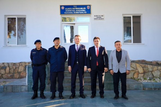 Kaymakam Ürkmezer Demirtaş Jandarma Karakolunu ziyaret etti
