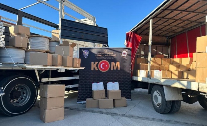 Yılbaşı öncesi sahte içki operasyonu: 145 bin 650 litre sahte alkol ele geçirildi