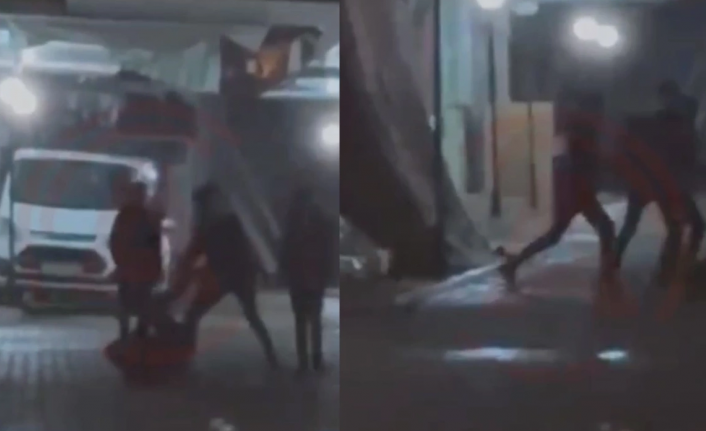 Alanya Konaklı’da şiddet: Tekmelerle vurdular