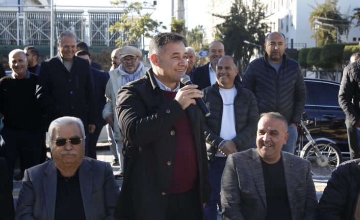 Başkan Yücel Konaklı'da ulaşım esnafı ile bir araya geldi