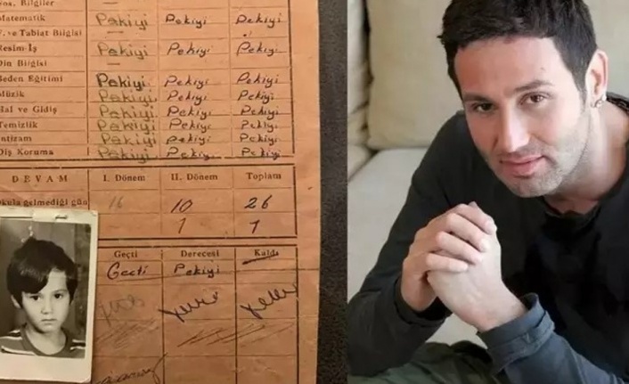 Ünlü şarkıcı 44 yıl önce Alanya’da aldığı karneyi paylaştı