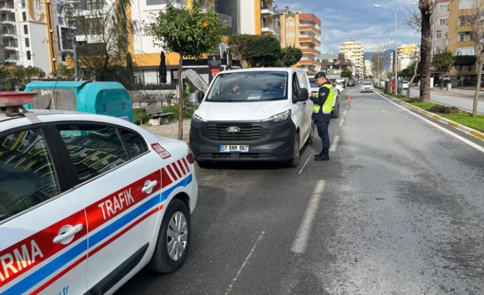 35 araç daha Alanya’da trafikten men edildi