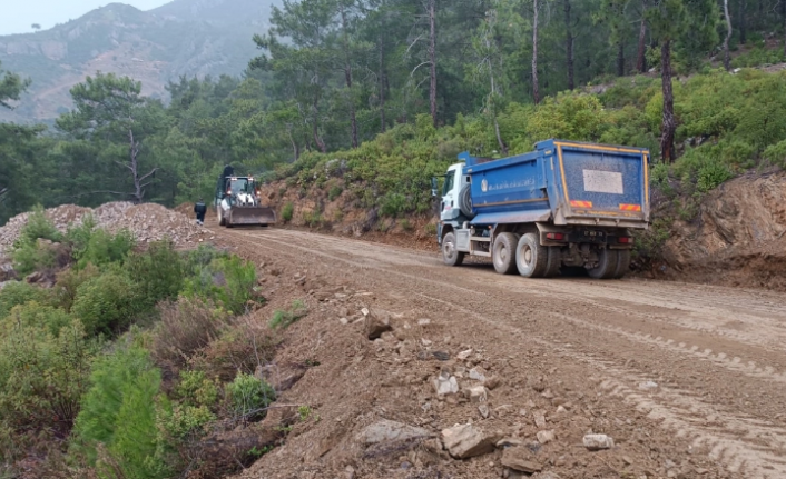Alanya kırsalında çalışmalar devam ediyor