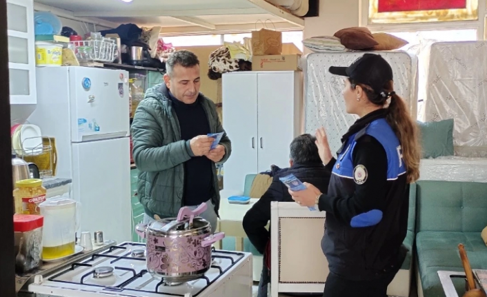 Alanya’da ikinci el eşya satanlara ‘suç eşyası’ uyarısı