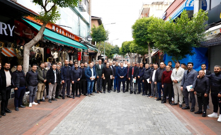 Başkan Yücel: Her zaman esnafımızın yanındayız