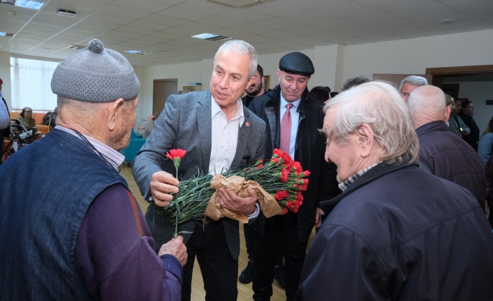 Huzurevi sakinlerinden Özçelik’e “Bizleri siz mutlu edeceksiniz”