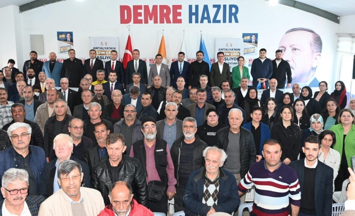 Tütüncü’ye Demre’de coşkulu karşılama