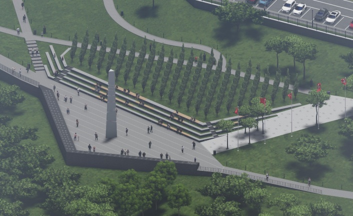 Başkan Yücel'den Şehitlik Anıtı temel atma törenine davet