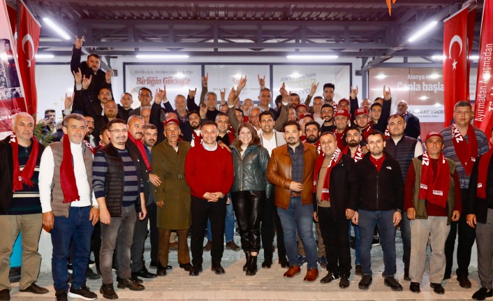 MHP Seçim Ofisi Yücel sevdalılarıyla dolup taştı