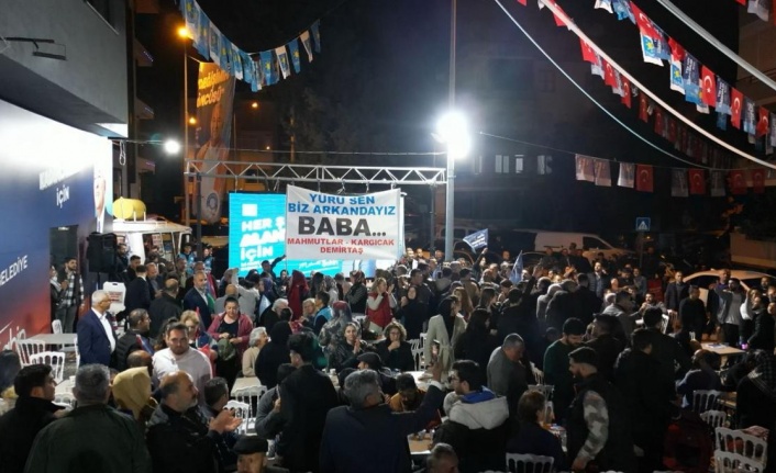 Şahin'in seçim ofisine ziyaretçi akını sürüyor