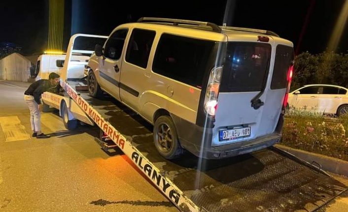 Alanya'da 22 araç trafikten men edildi
